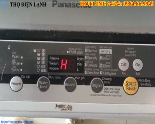 Máy giặt Panasonic báo lỗi liên tục