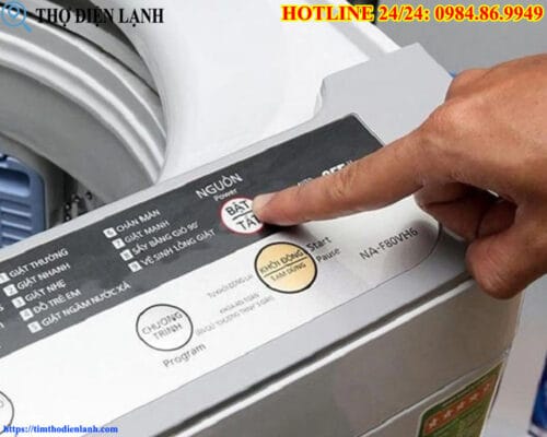 Máy giặt Panasonic bật nguồn nhưng không hoạt động