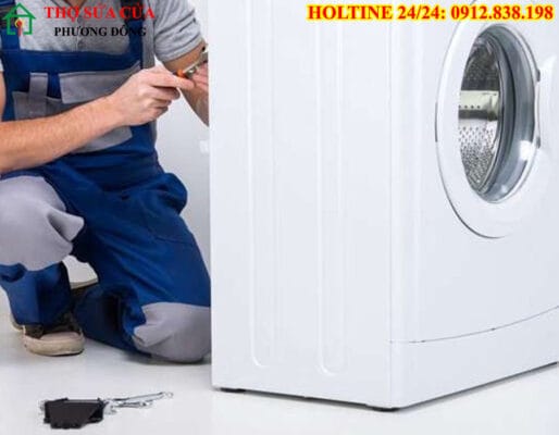 Máy giặt Sanyo không mở được cửa