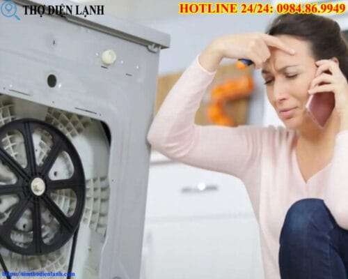 Máy giặt Sharp bật nguồn nhưng không hoạt động