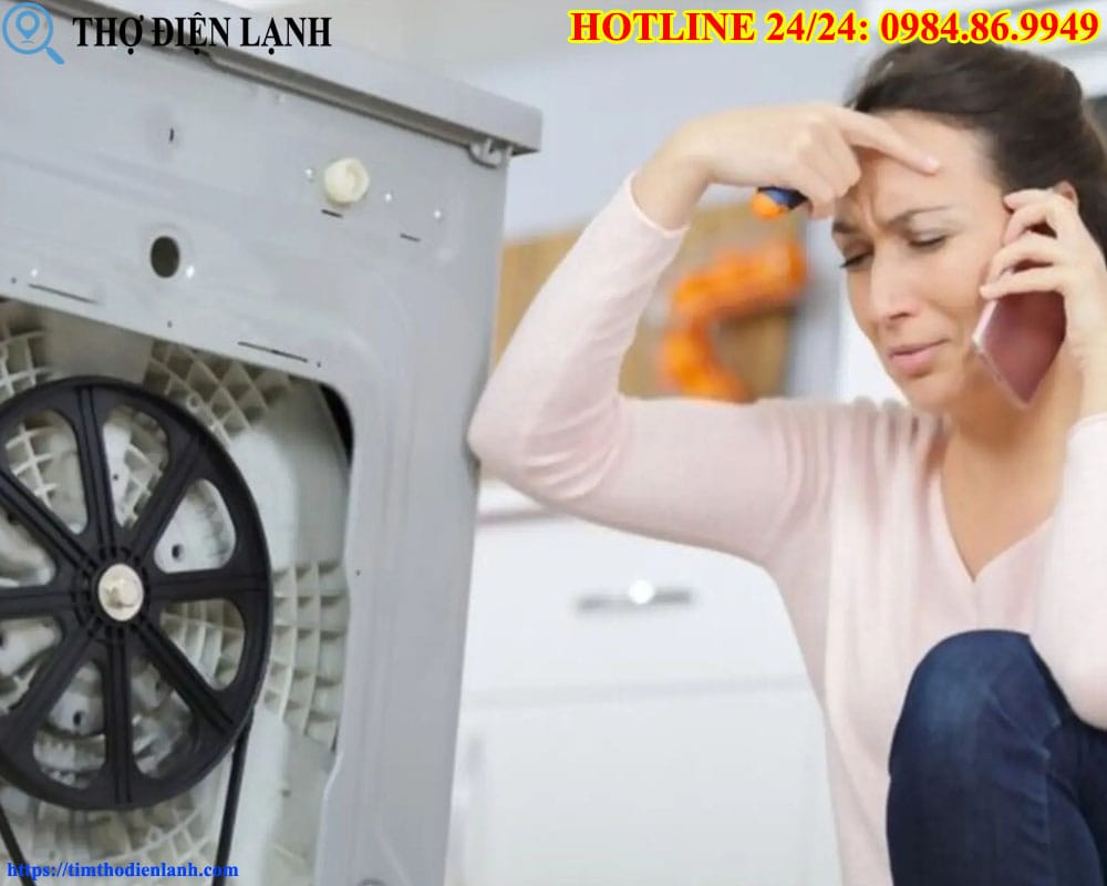 Máy giặt Sharp bật nguồn nhưng không hoạt động