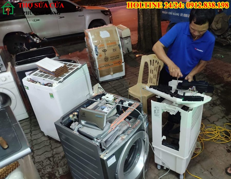 Máy giặt Sharp không đóng được cửa