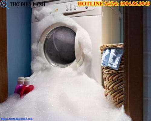 Máy giặt TCL bị tràn nước