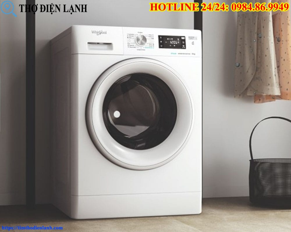 Máy giặt Whirlpool có mùi khét
