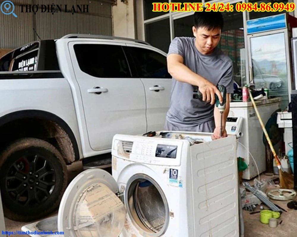 Máy giặt Beko bị ngập nước