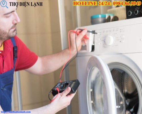 Máy giặt bị rò điện