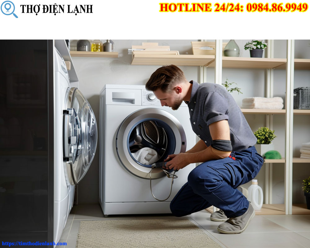 Máy giặt đang chạy bỗng tắt