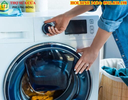 Máy giặt không mở được cửa