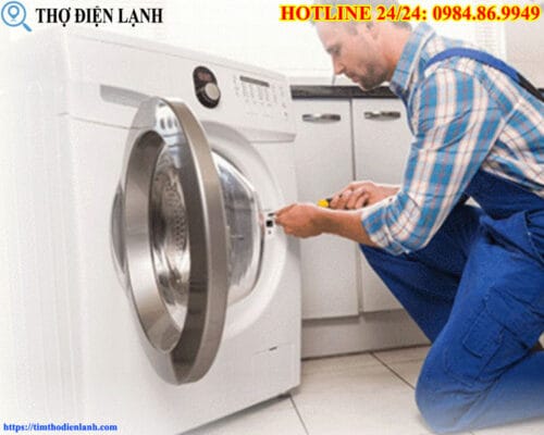 Máy giặt Miele bị tràn nước