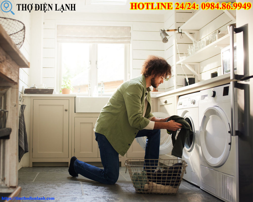 máy giặt Bosch bị tràn nước