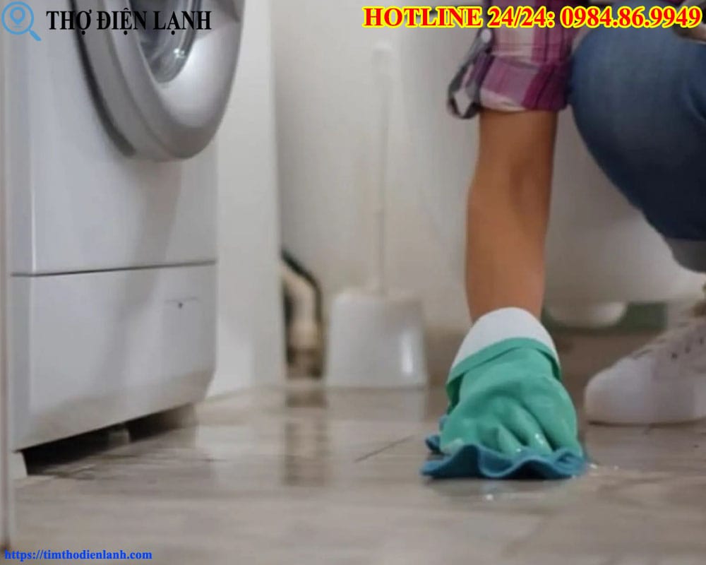 máy giặt LG bị tràn nước