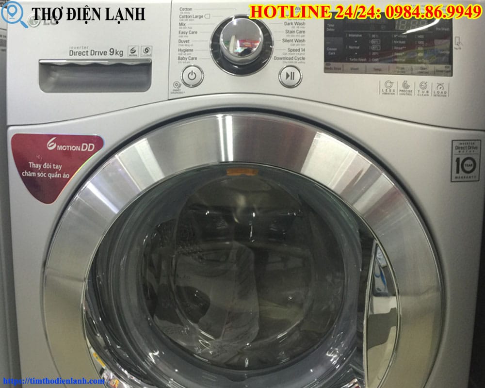 Cửa kính máy giặt Electrolux bị vỡ