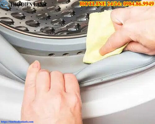 Gioăng máy giặt Aqua bị rỉ nước