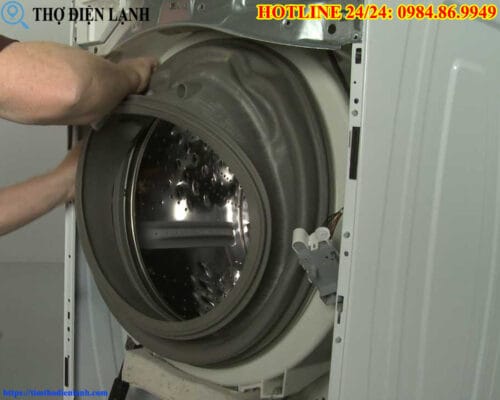 Gioăng máy giặt Midea bị rỉ nước