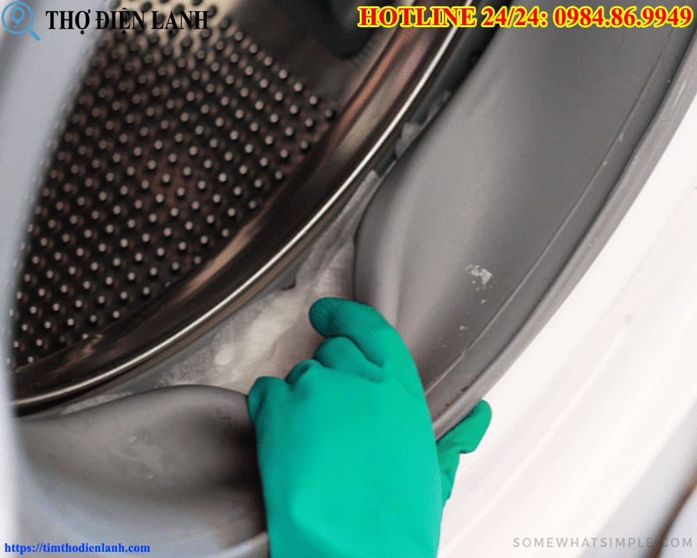 Gioăng máy giặt Siemens bị rỉ nước