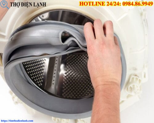 Gioăng máy giặt bị rỉ nước