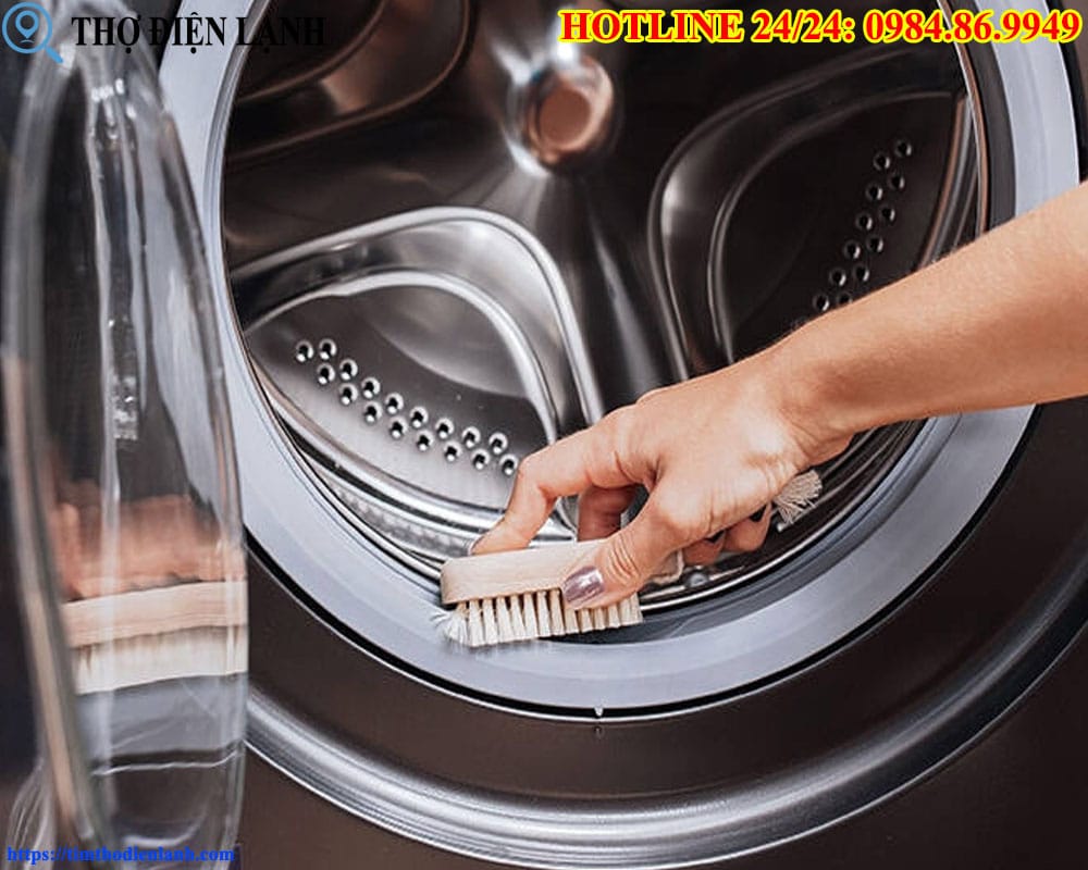 Gioăng máy giặt bị rỉ nước