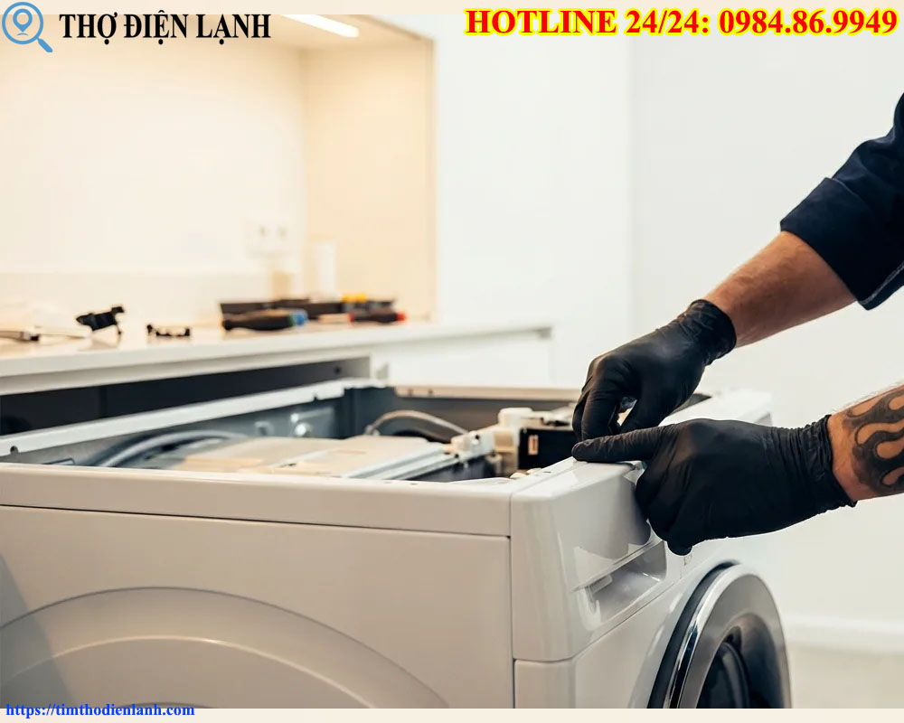 Hướng dẫn lắp thanh treo máy giặt Casper