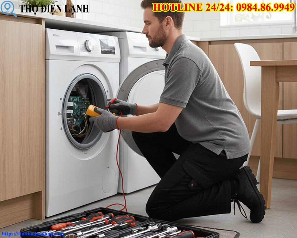 Hướng dẫn lắp thanh treo máy giặt Comfee’