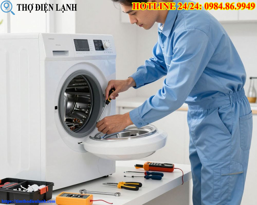 Hướng dẫn lắp thanh treo máy giặt Haier