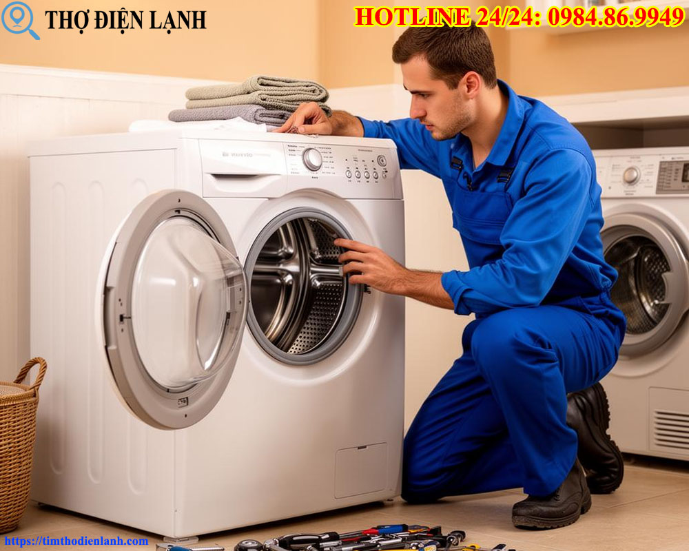 Hướng dẫn lắp thanh treo máy giặt LG