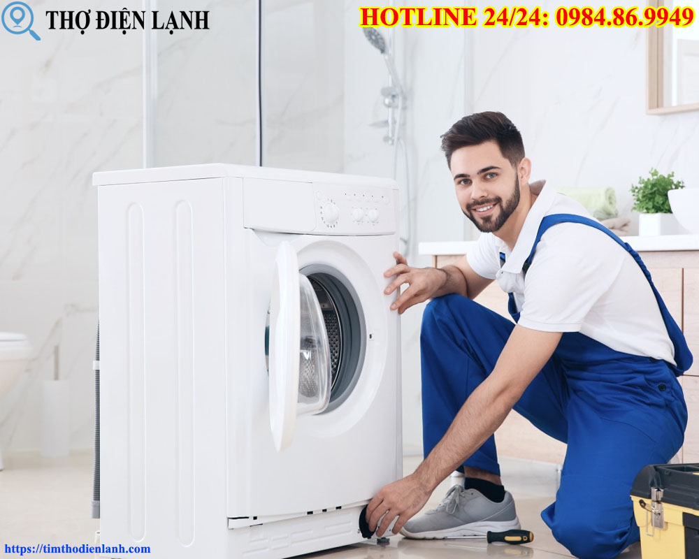 Hướng dẫn lắp thanh treo máy giặt Sharp
