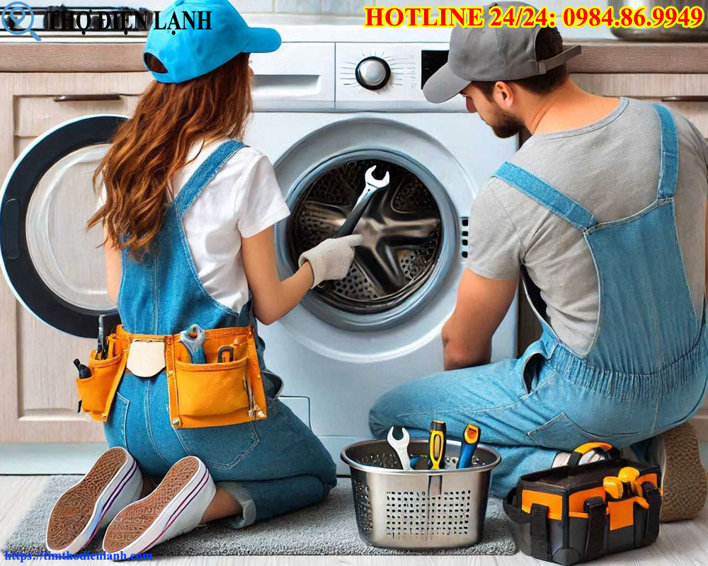 Hướng dẫn lắp thanh treo máy giặt Siemens