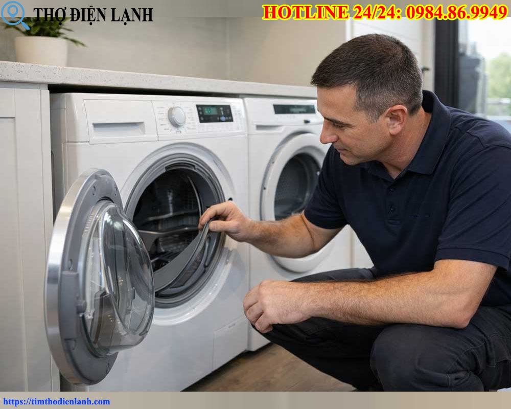 Hướng dẫn lắp thanh treo máy giặt TCL