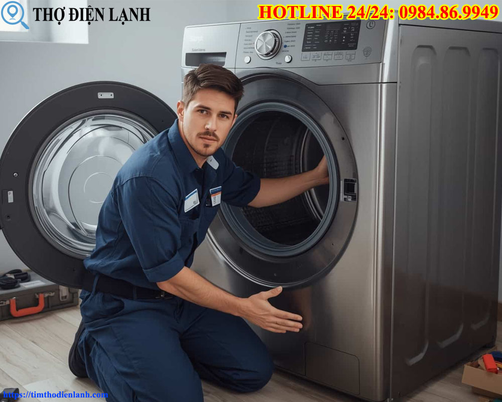 Khắc phục nhện lồng máy giặt Electrolux hư hỏng