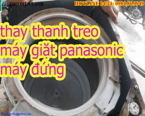 Lắp thanh treo máy giặt Panasonic