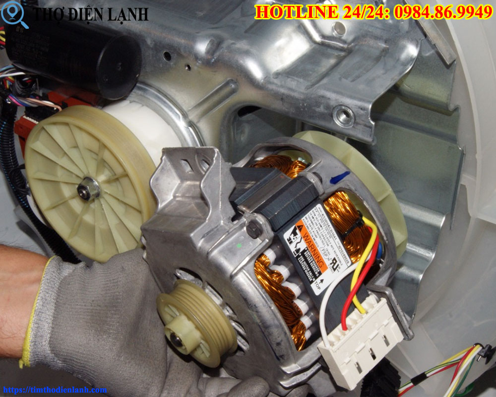Lỗi motor máy giặt AEG
