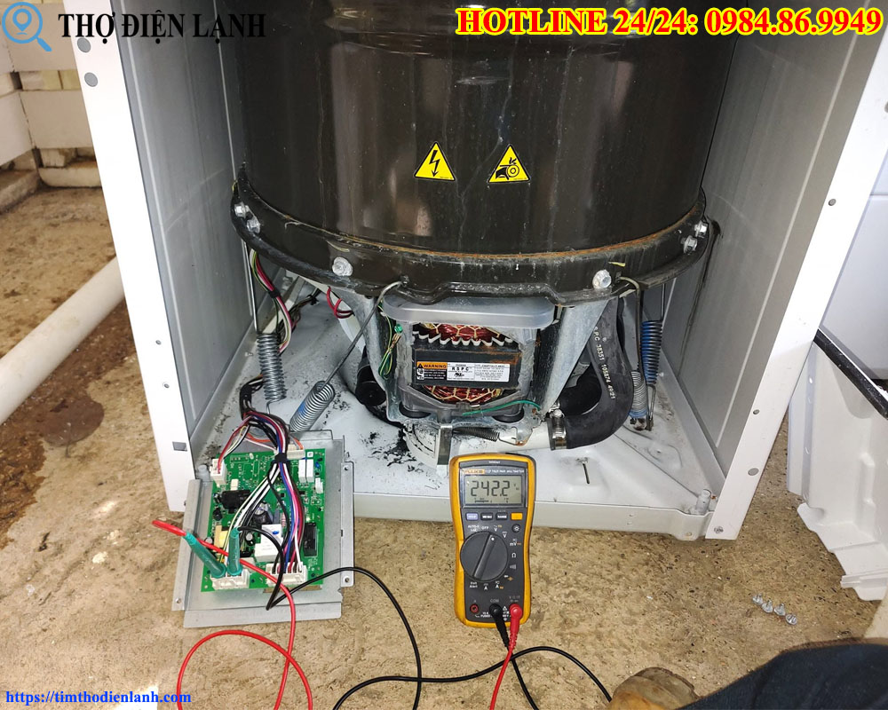 Lỗi motor máy giặt Beko