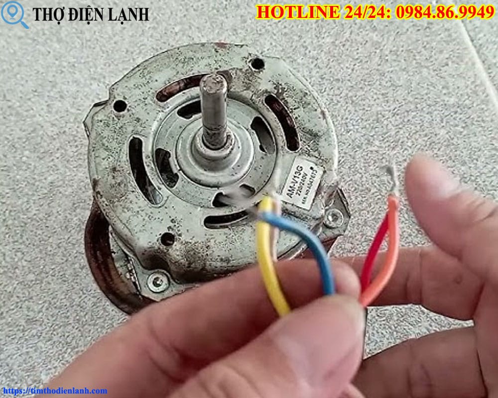 Lỗi motor máy giặt Indesit