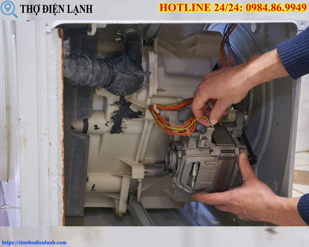Lỗi motor máy giặt LG