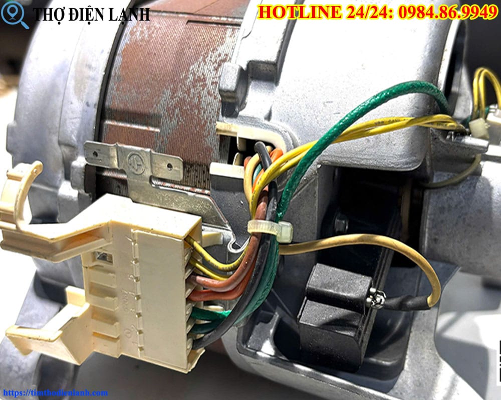 Lỗi motor máy giặt LG