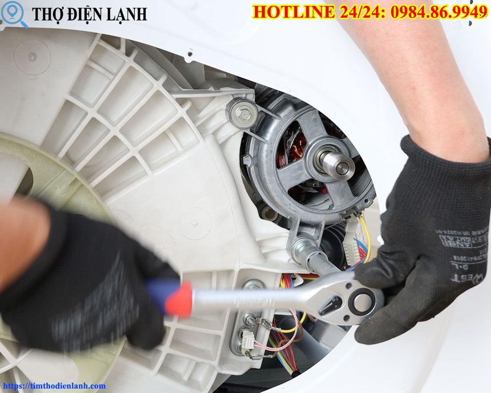 Lỗi motor máy giặt Miele
