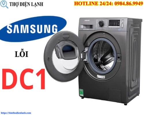 Lỗi motor máy giặt Samsung nhận biết