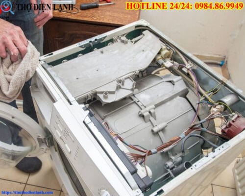 Lỗi motor máy giặt Sharp nhận biết