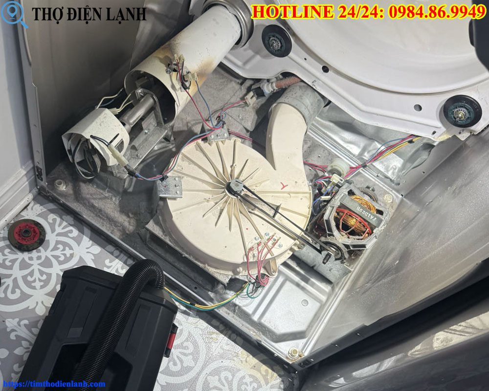 Lỗi motor máy giặt Siemens