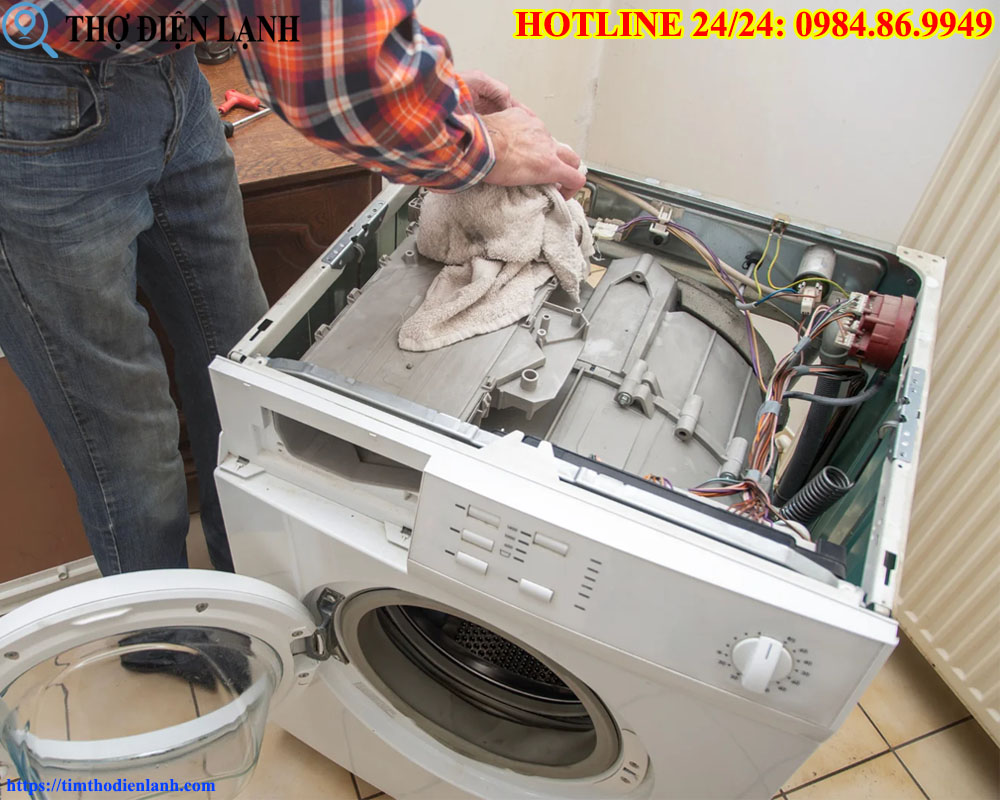 Lồng máy giặt TCL bị thủng