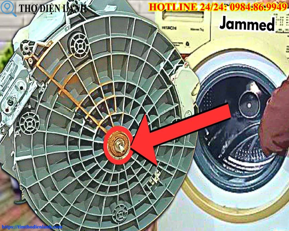 Lồng máy giặt bị thủng 
