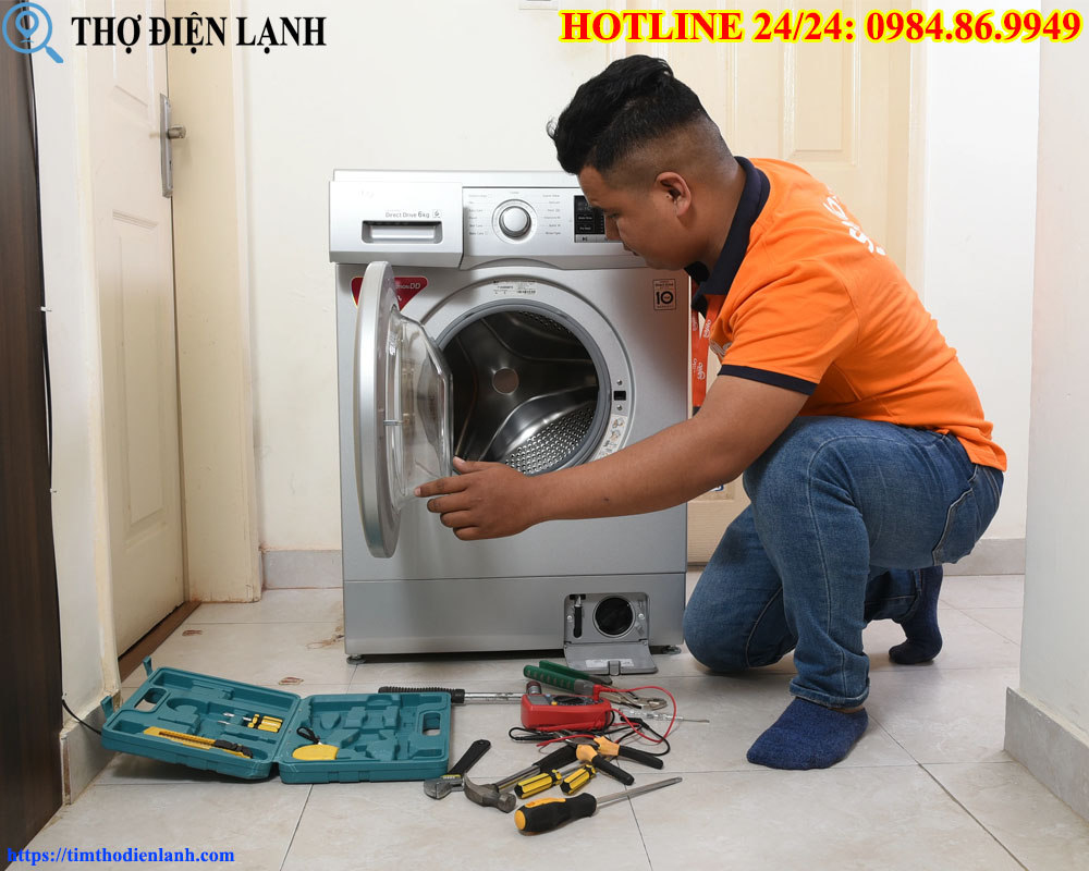 Máy giặt AEG bị chạm mạch