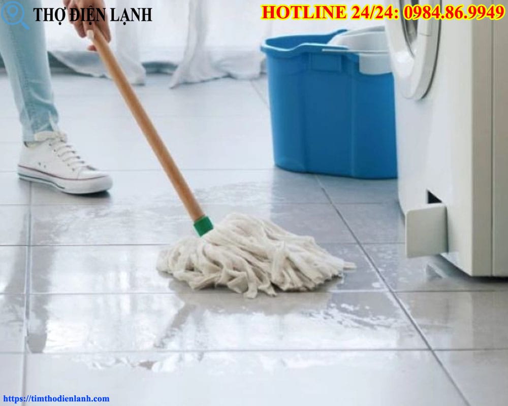 Máy giặt Beko bị rò nước ở chân