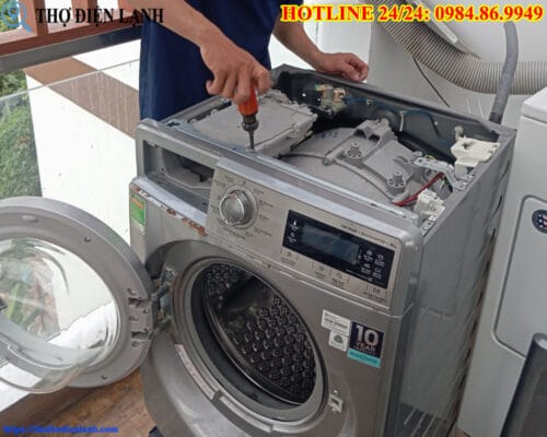 Máy giặt Casper bị chạm mạch