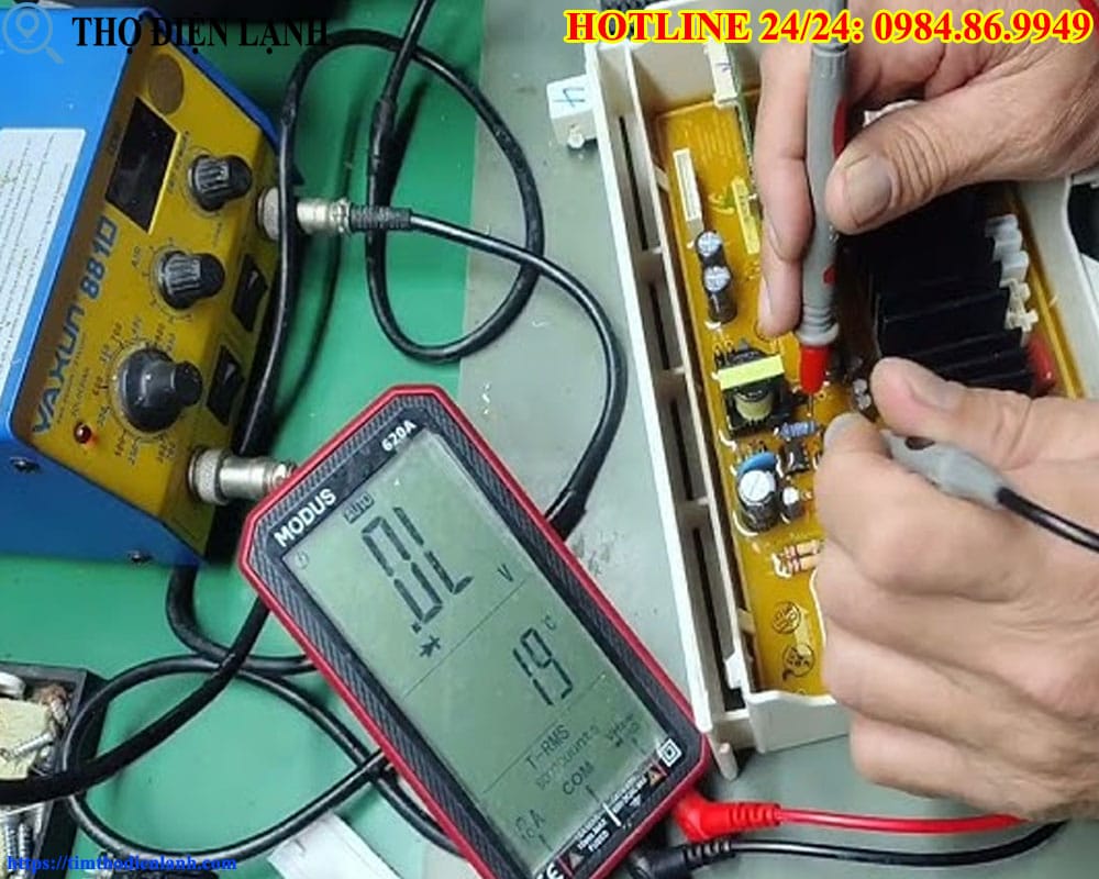 Máy giặt Fagor bị chạm mạch