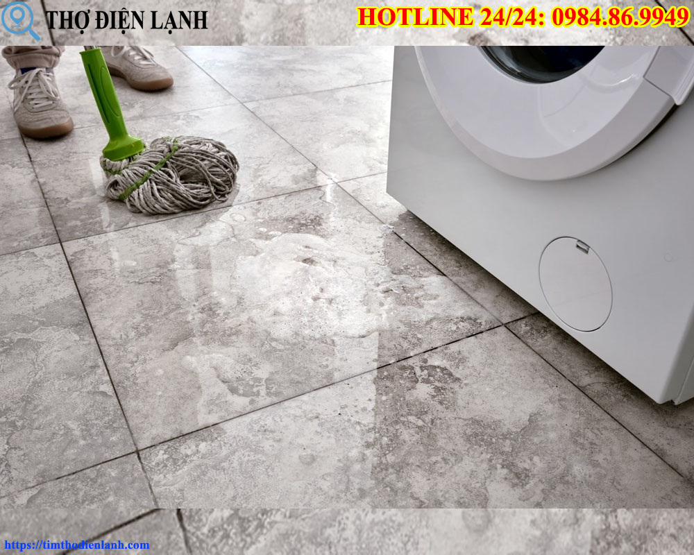 Máy giặt Fagor bị rò nước