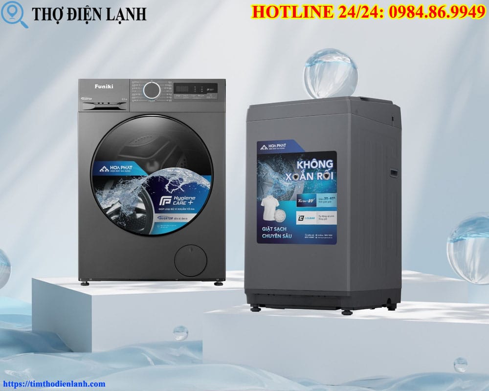 Máy giặt Funiki vừa vắt vừa xả nước