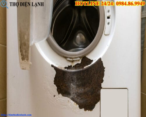 Máy giặt Gree bị rỉ sét