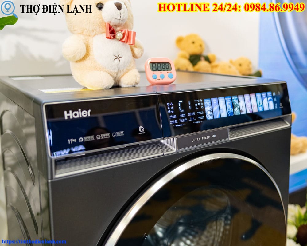 Máy giặt Haier vừa cấp nước vừa xả