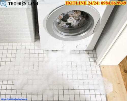 Máy giặt Kangaroo lại rò nước ở chân